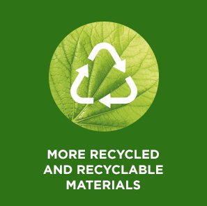 More Recycled & Recyclable Materials